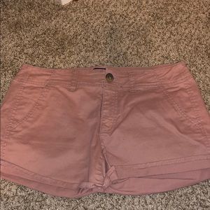 pink american eagle shorts